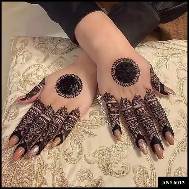 Flower Mehndi Design For Front Hand