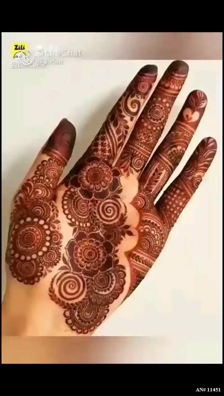 Simple Mehndi Designs For Girls