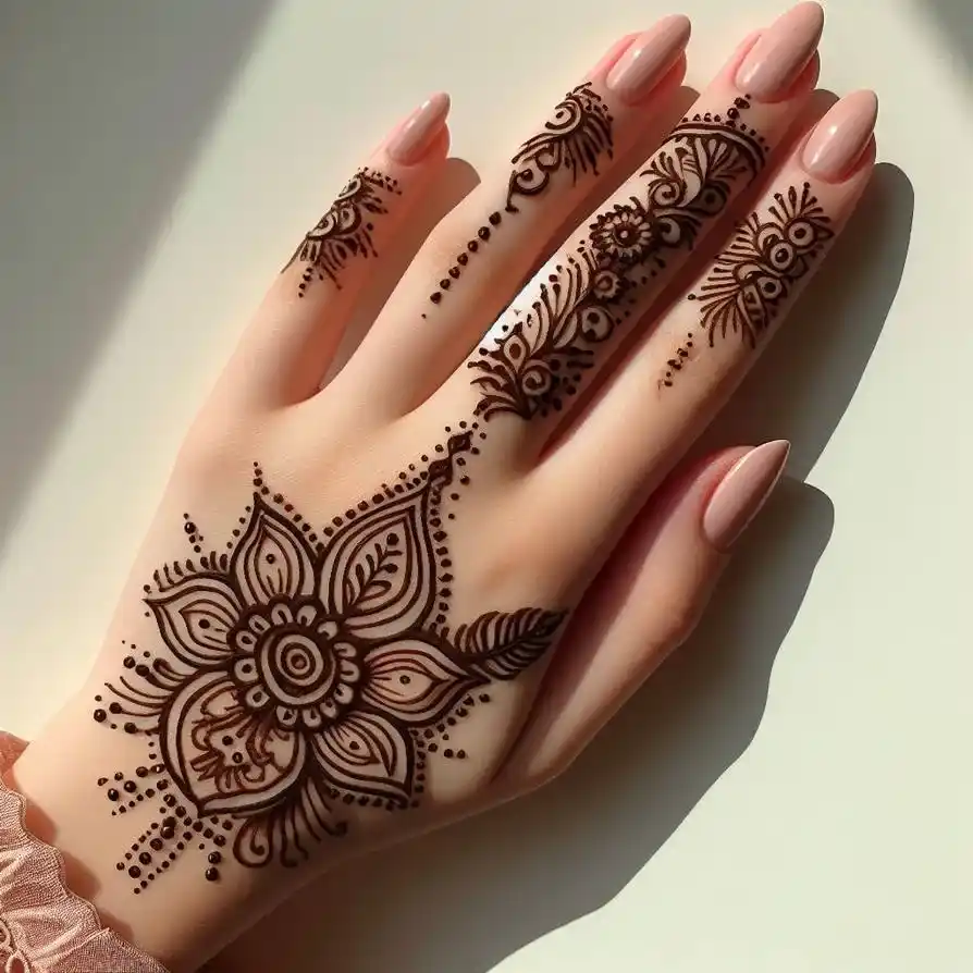 Simple Mehndi Designs For Girls