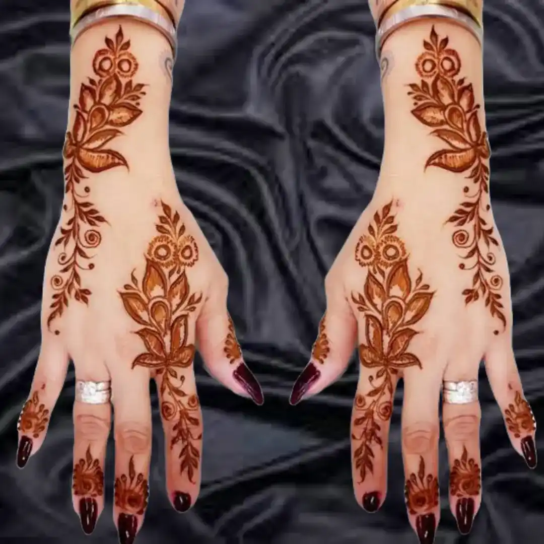 Simple Mehndi Designs For Girls